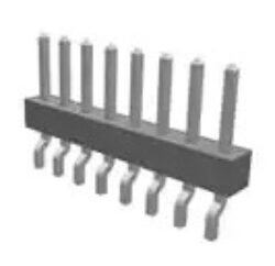 Pin Header: SM 02 2154 04 AH TUBE - Schmid-M: Pin Header Horizontal SMT Single Row and Insulator RM2,00mm; 4pin with place pad, tube packing = SMATEC MMT-104-01-T-SH-P